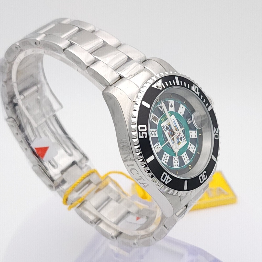 Invicta Pro Diver 50524 Men's Quartz Watch Two Tone Steel Black Bezel 200 m New - Picture 12 of 16